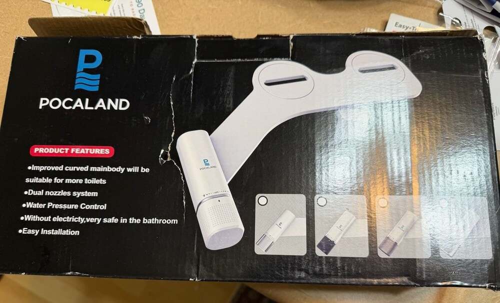 BIDET ATTACHMENT with Dual Nozzles and Water Pressure!!!


********FEEL FRESH an